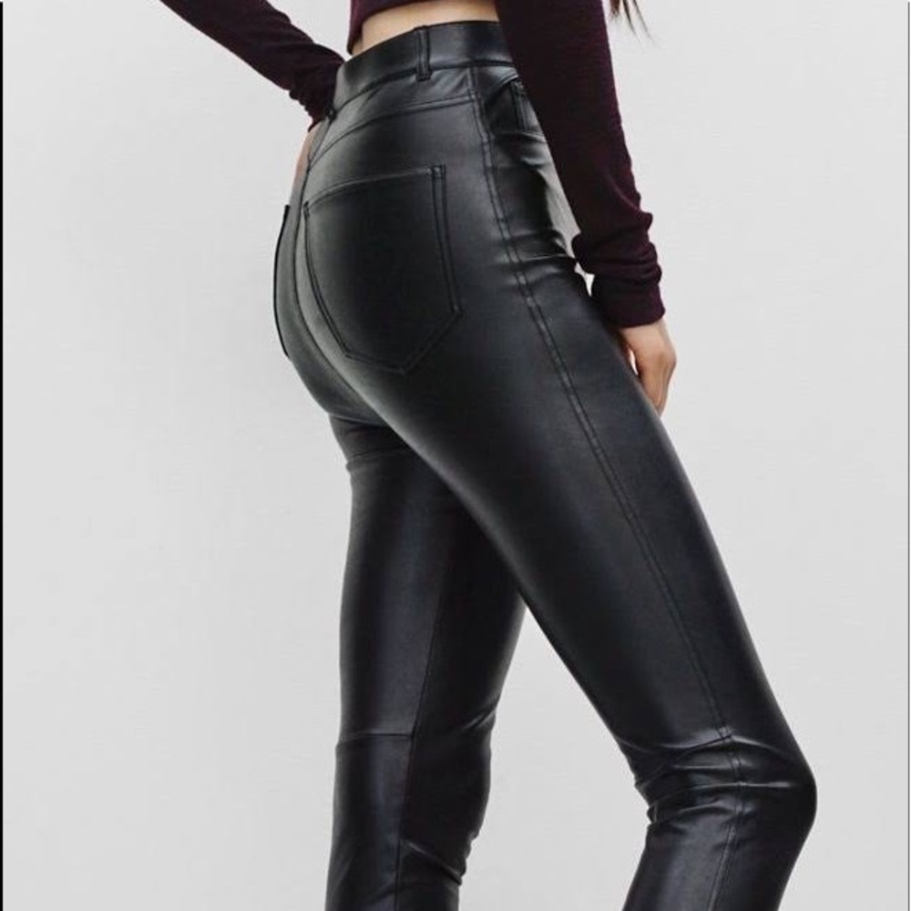Wilfred size 4 vegan leather pants - Picture 1 of 6